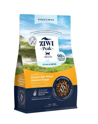 ZIWIPEAK Cat Steam & Dried suszona karma z kurczakiem dla kotów 800 g -