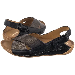 Sandały Czarne 00994-63/00-5 (MA1236-b) Maciejka