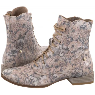 Botki Kwiatki Nude 06391-38/00-0 (MA1305-a) Maciejka