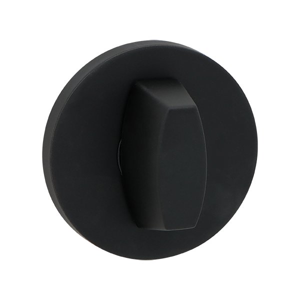 Rozety Okrągłe Wc Szyldy Do Klamki Wewnętrznej Czarny Mat Malaga