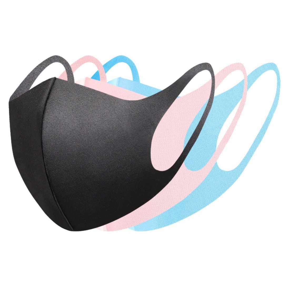 Lekka Maska na twarz Maseczka normalna kolory