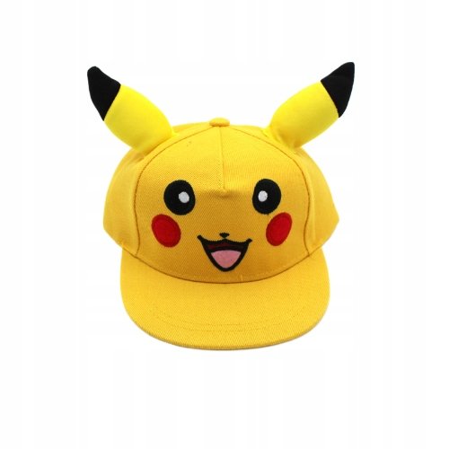 CZAPKA Z DASZKIEM PIKACHU KRESKÓWKA PRZECIWSŁONECZNA ŻÓŁTA DLA DZIECI