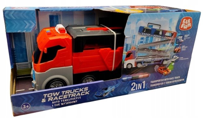 Transporter Samochodów Straż Ciężarówka z Torem Wyścigowym