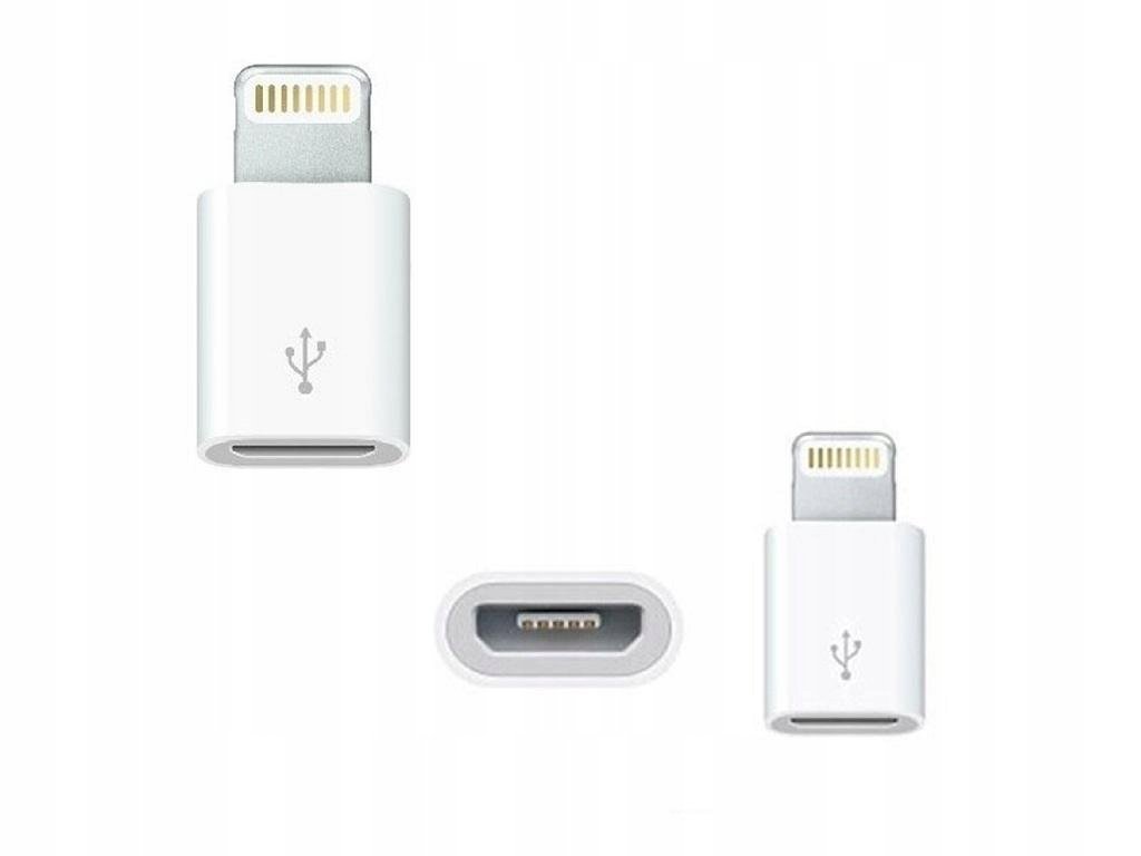 Przejściówka adapter iPhone lightning - micro-USB