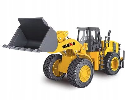 SPYCHACZ METALOWY HUINA 1153 MASZYNY BUDOWLANE 1:35 ZABAWKI