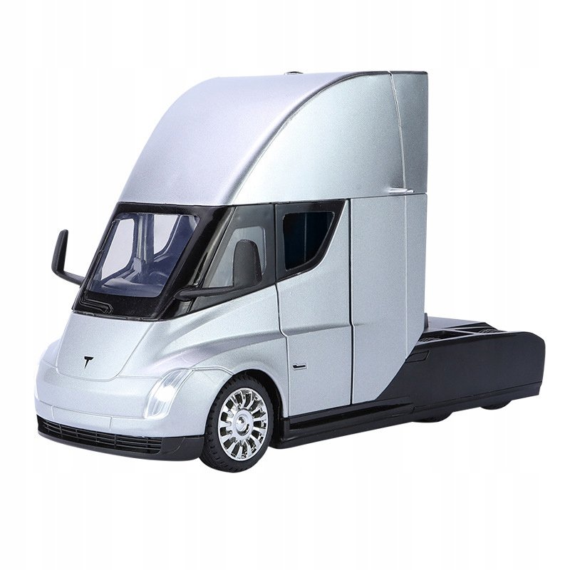 TESLA SEMI ALLOUD TRUCK HEAD METALOWY MODEL 1:24 DŹWIĘK ŚWIATŁO