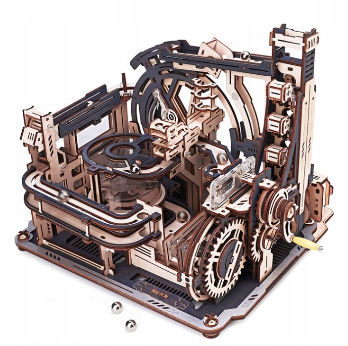 Robotime Drewniane Puzzle 3D - Port Kosmiczny 3D