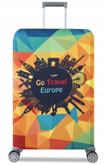 POKROWIEC NA WALIZKĘ OCHRONNY GO TRAVEL EUROPE M