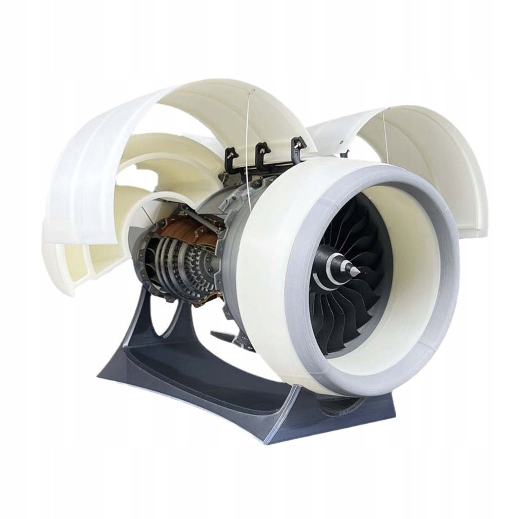 TURBOFAN ENGINE Tr900 MODEL SILNIKA SAMOLOTU MECHANICZNA ZABAWKA NAUKOWA