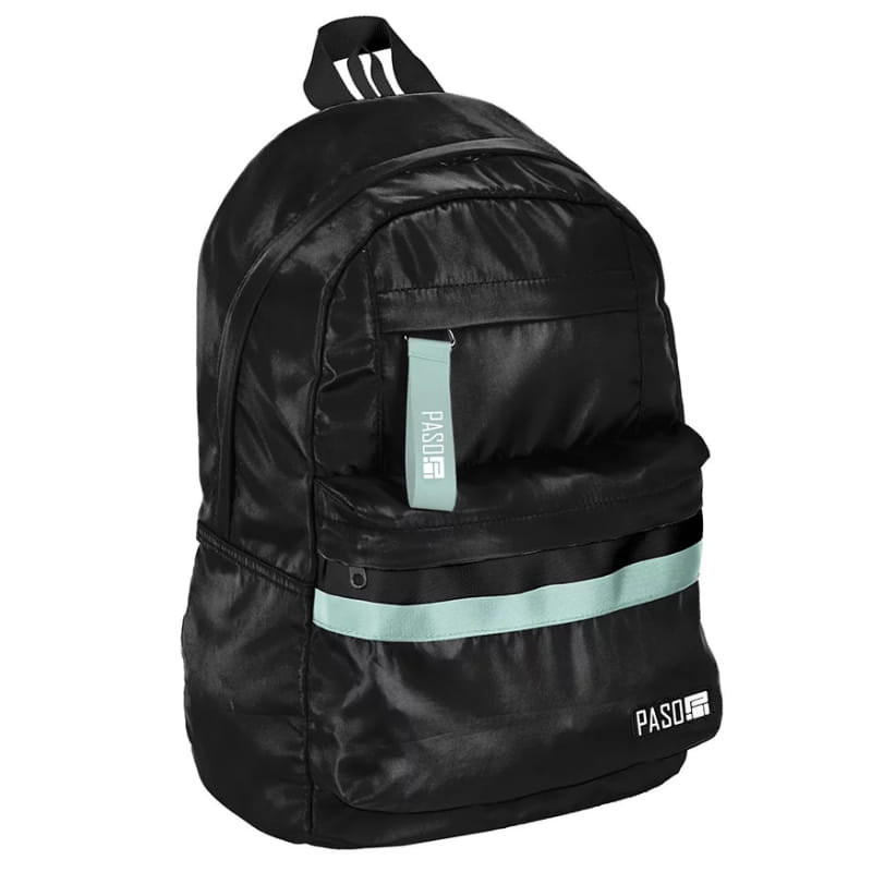 Paso Plecak Szkolny Młodzieżowy 1 Komorowy Czarno-Miętowy