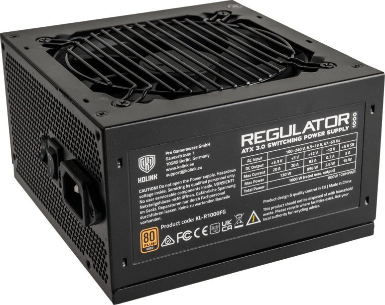 Zasilacz Kolink Regulator 1000W KL-R1000FG