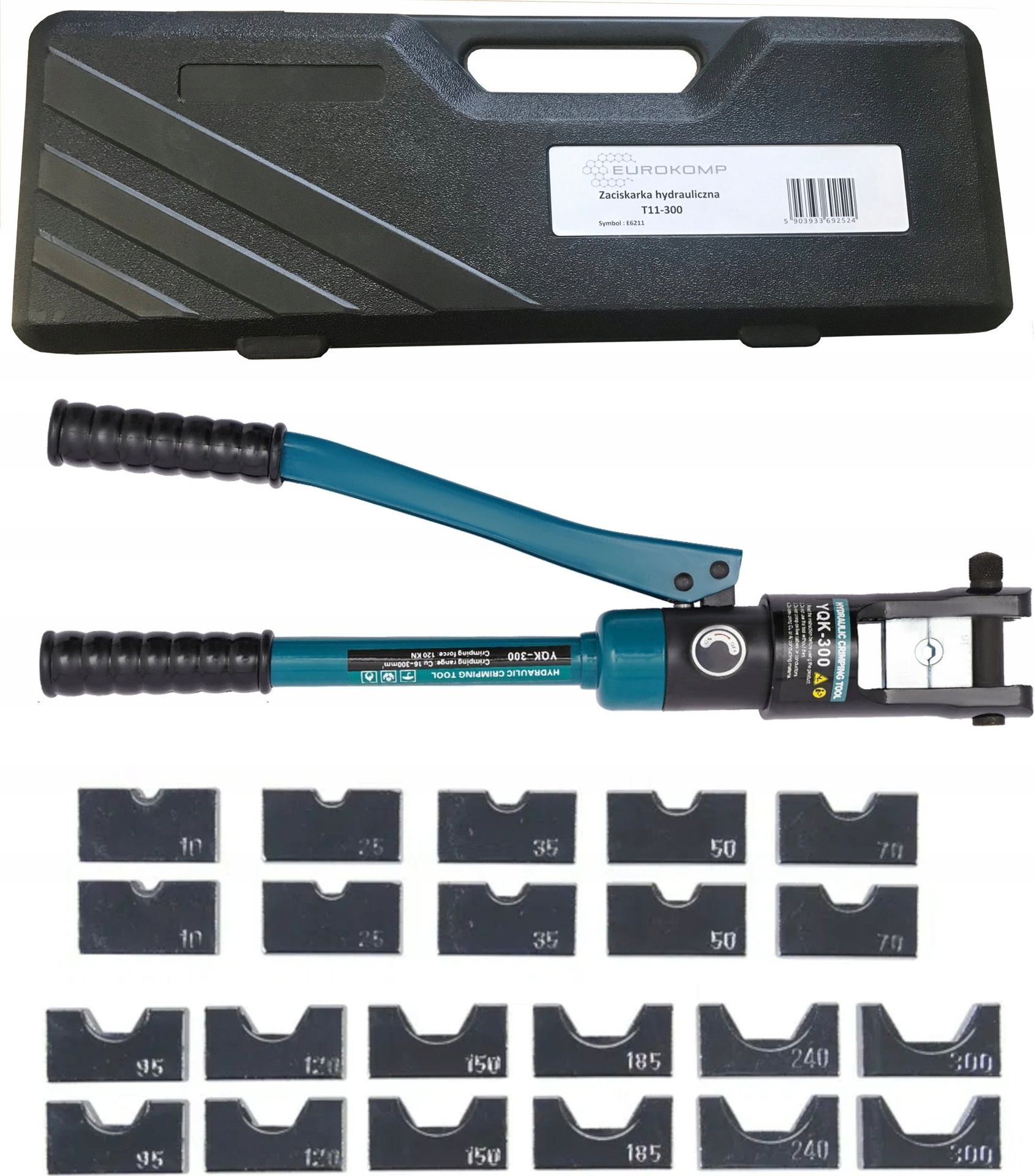 Eurokomp Zaciskarka hydrauliczna T11-300 E6211