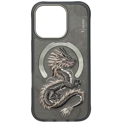 Etui NIMMY Dragon MagSafe do Apple iPhone 16 Pro Max Szary