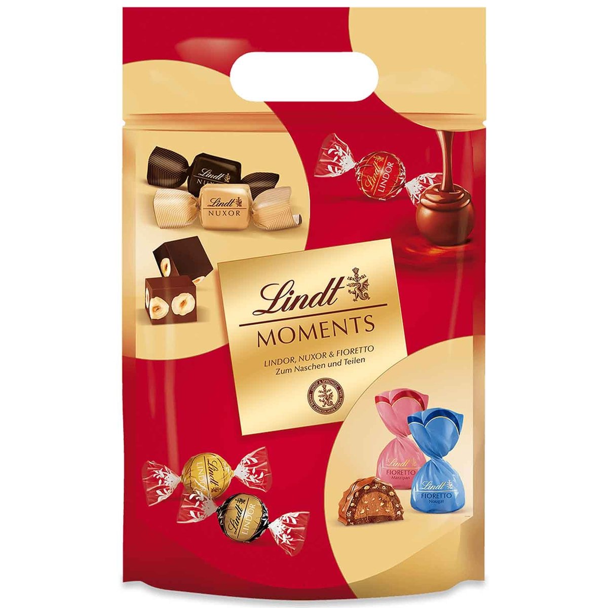 LINDT Moments mieszanka pralin Fioretto Nuxor lindor 750g