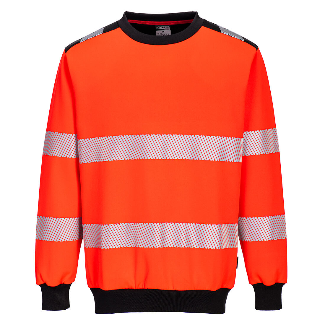 PORTWEST PW379 BLUZA OSTRZEGAWCZA PW3; CZERWONY/CZARNY