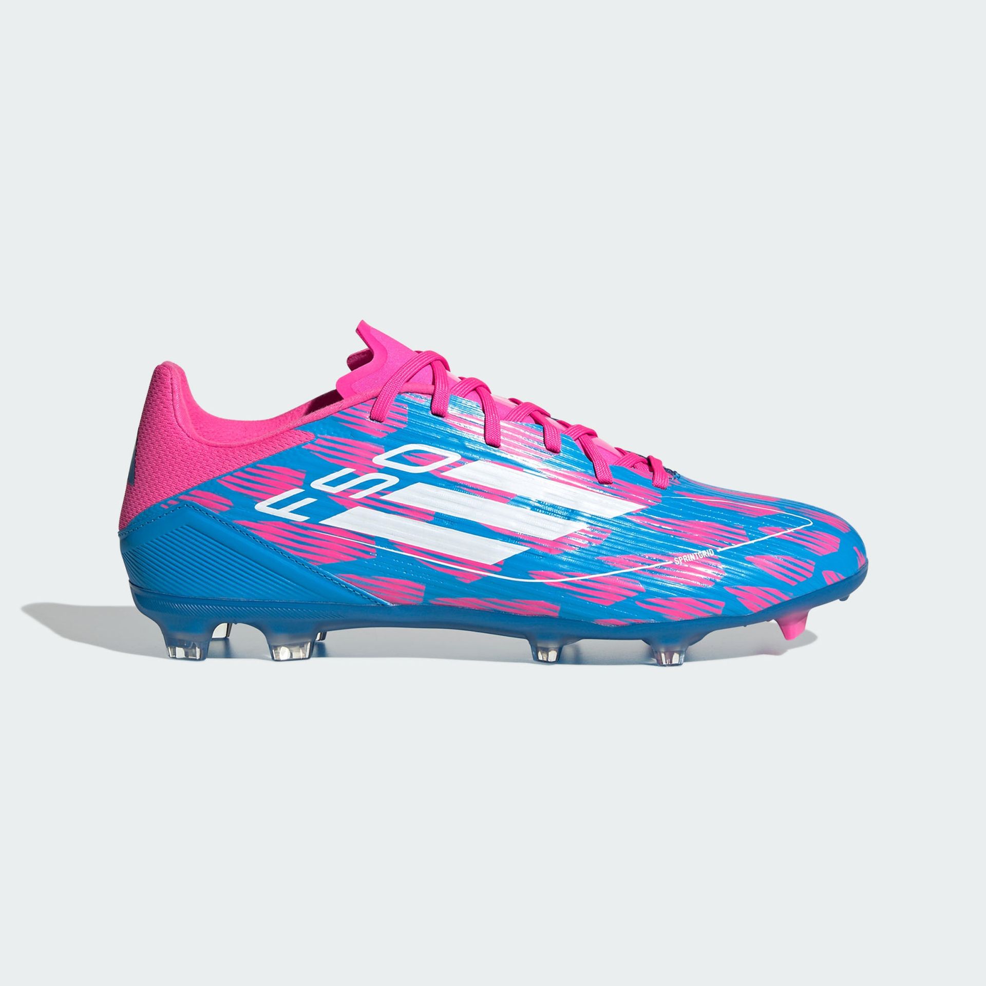 Buty adidas F50 League FG/MG IE0603 niebieski 46