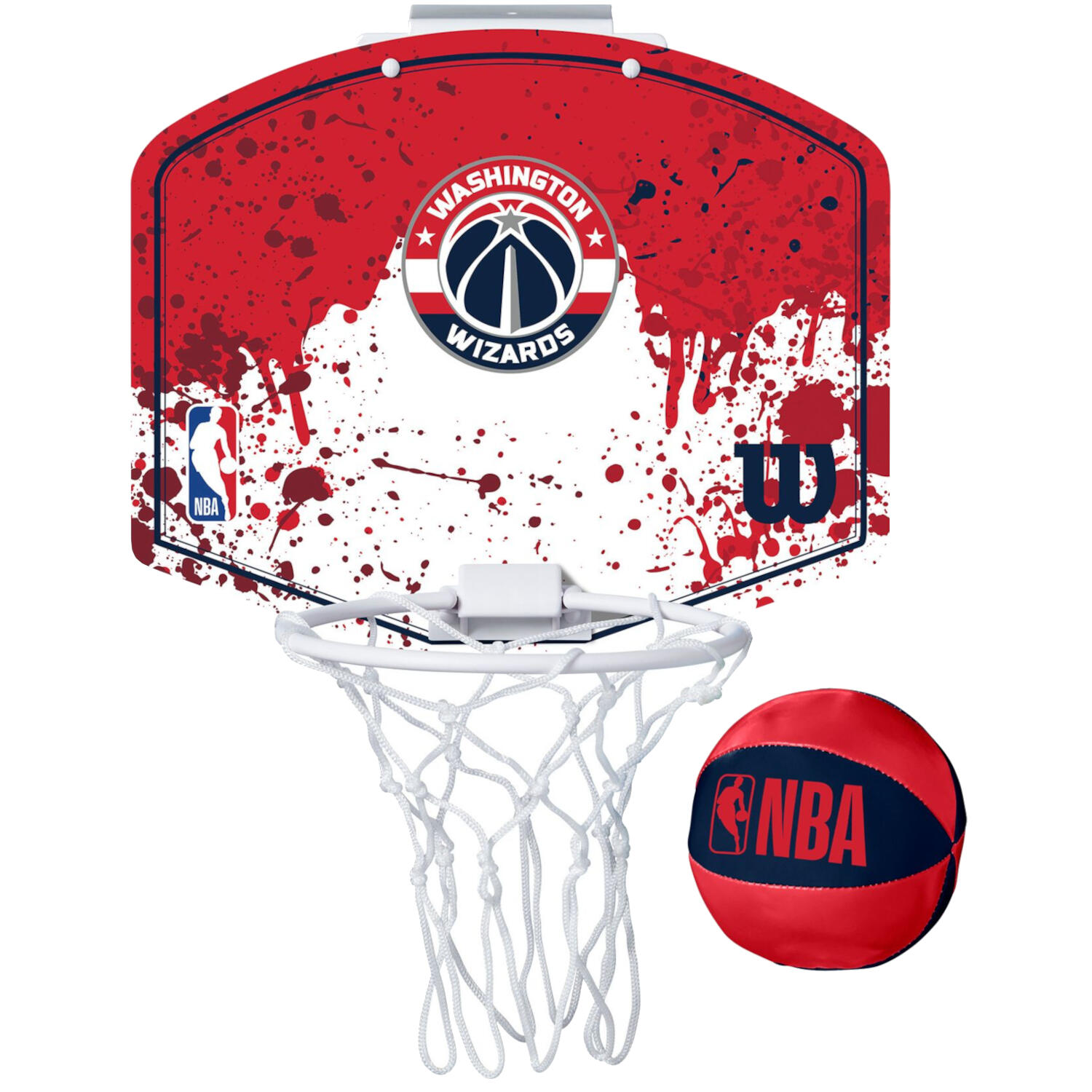 Zestaw do mini-koszykówki Wilson NBA Team Mini Hoop Washington Wizards