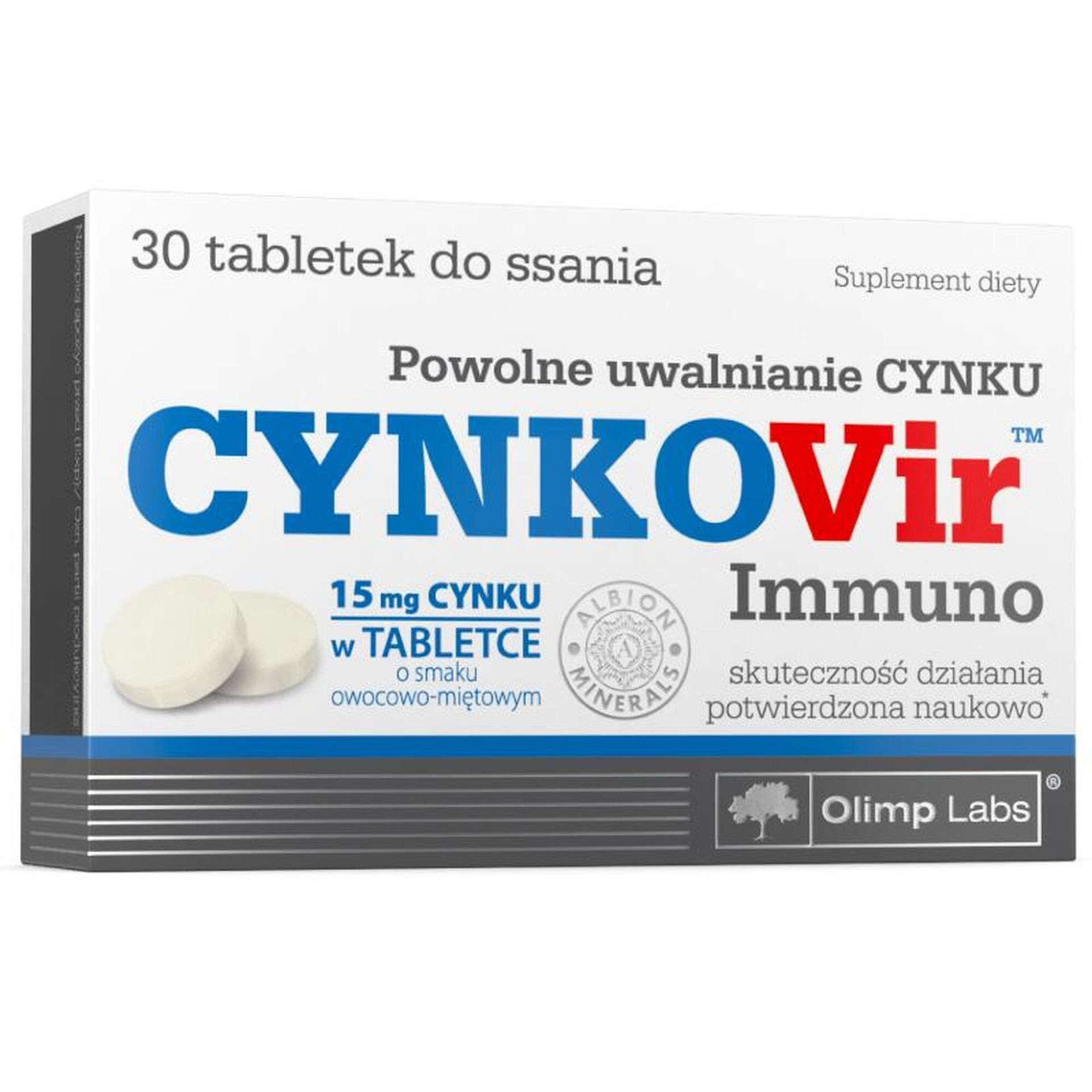 Olimp LABS Cynkovir Immuno x 30 tabl do ssania