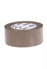 Taśma pakowa brązowa DONAU Hot-Melt, 48mm, 120m, 40mikr.,