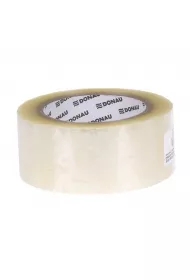 Taśma pakowa transparentna DONAU Hot-Melt, 48mm, 120m, 40mikr.,