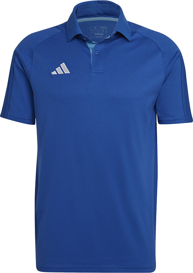 Koszulka męska adidas Tiro 23 Competition Polo niebieska HU1342-XS