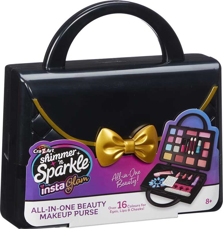 Character Options Shimmer 'n Sparkle Shimmer and Sparkle - InstaGlam - Cosmetic Purse - Black 40-00623 40-00623