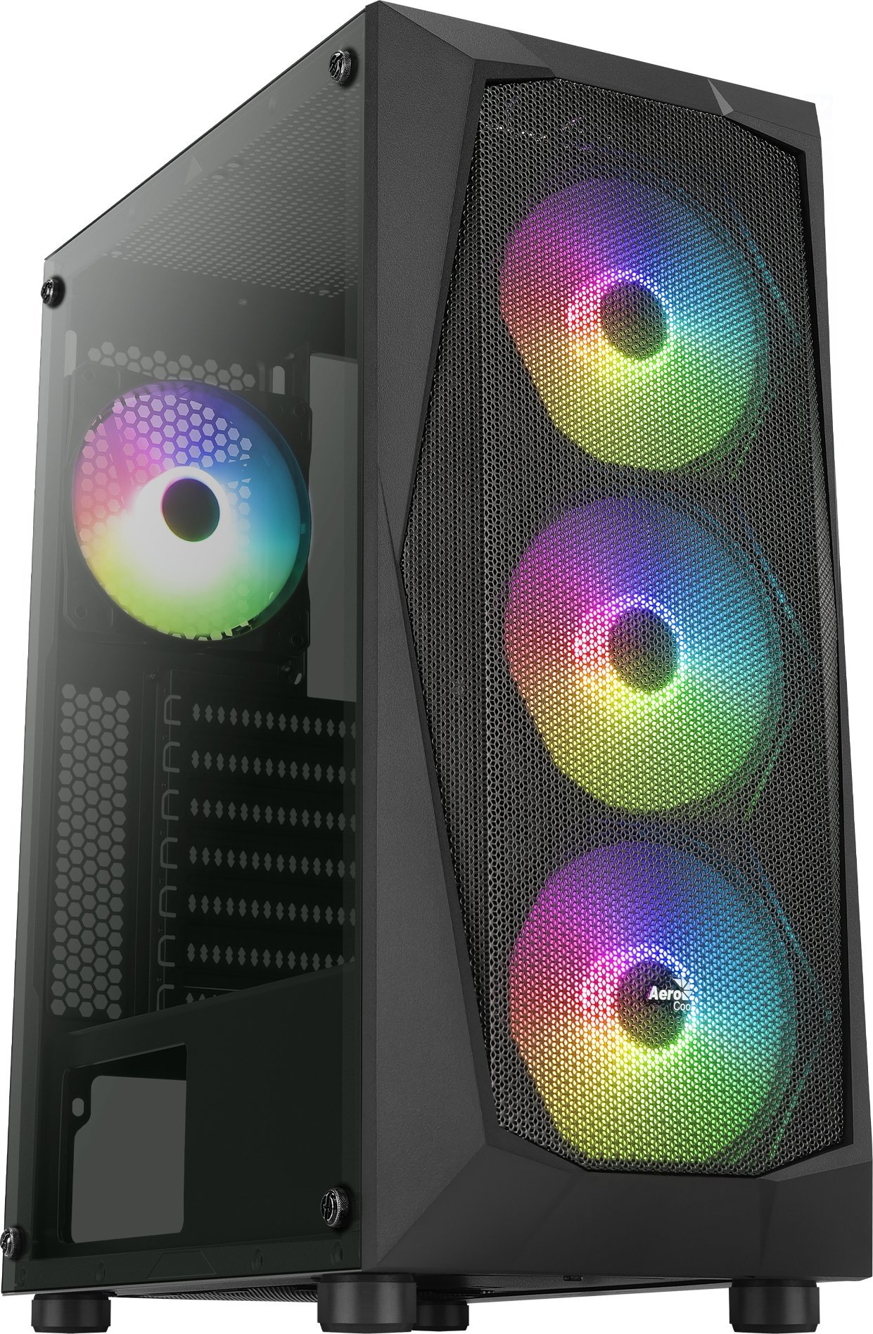 Obudowa Aerocool Aerocool Falcon V2 Midi-Tower - Acrylglas schwarz