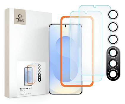 Tech-Protect Supreme Set 3-Pack do Samsung Galaxy S25+ Clear