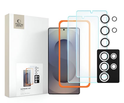 Tech-Protect Supreme Set 3-Pack do Samsung Galaxy S25 Ultra Clear