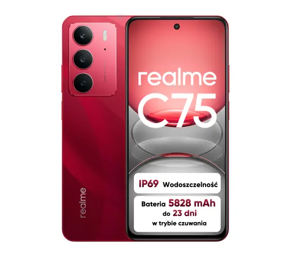 Realme C75 8/256GB Czerwony