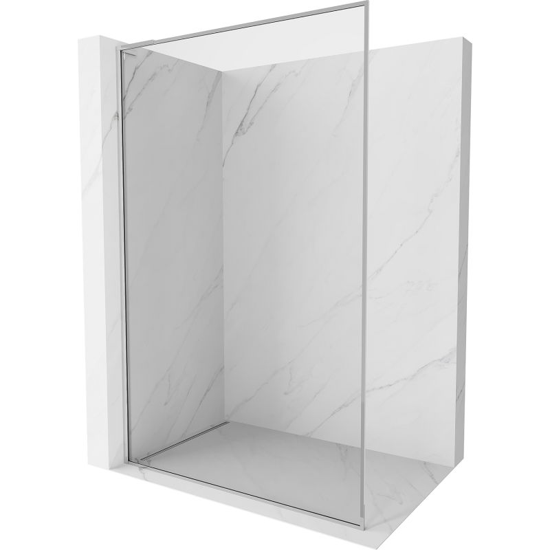 Mexen Kioto-XF L ścianka prysznicowa Walk-in z ramką 90 x 202 cm, transparent 10 mm, chrom - 800-090-174-01-00-XF