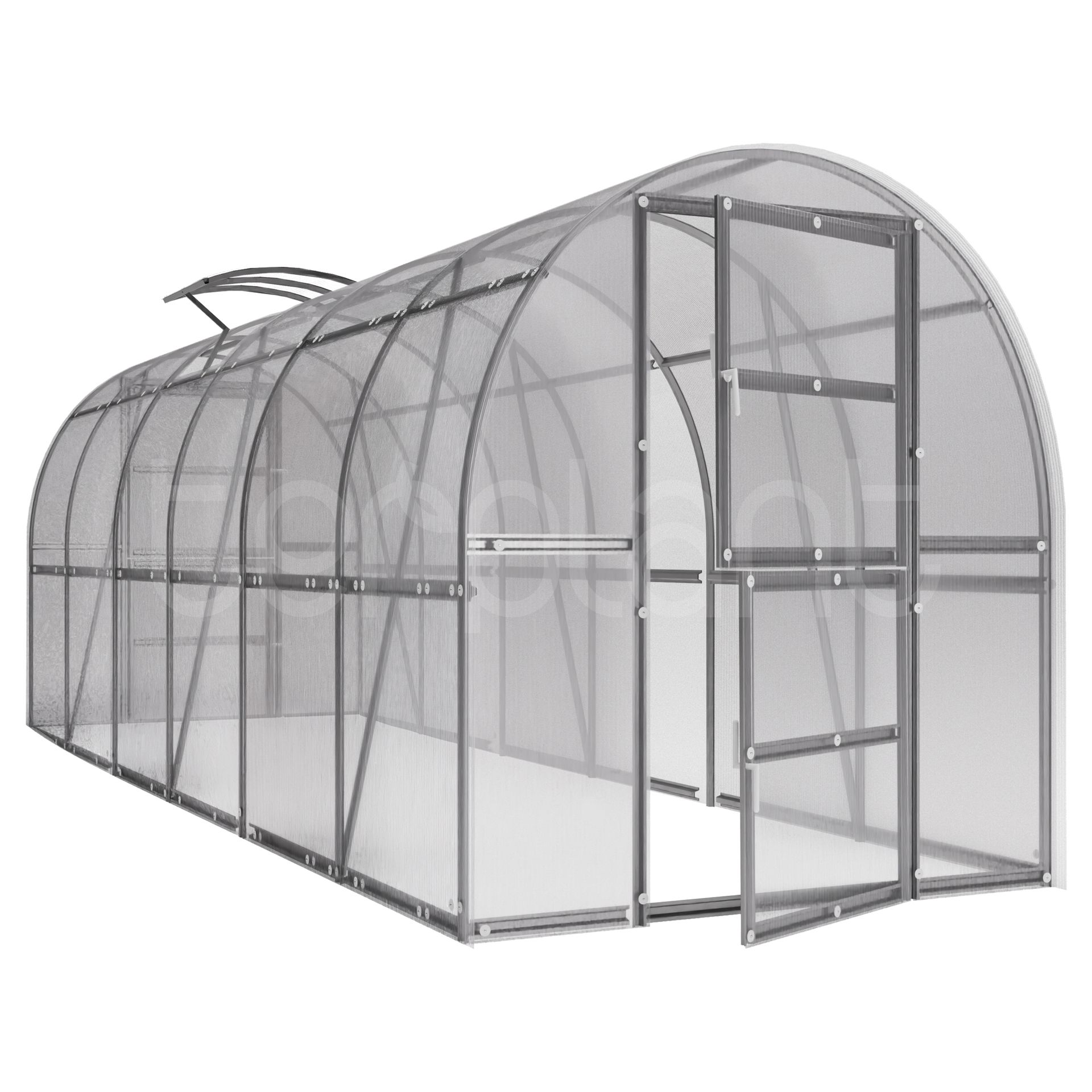 Terplant Szklarnia ogrodowa z poliwęglanu Comfort 2x6 m