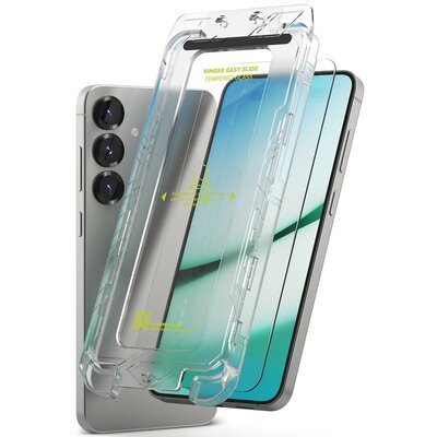 Szkło hartowane RINGKE Easy Slide 2-Pack do Samsung Galaxy S25 Przezroczysty
