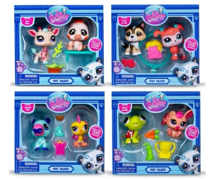 Littlest Pet Shop Zestaw 2 figurek seria 2 mix - TM Toys