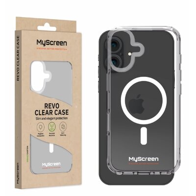 Etui MYSCREEN Revo Clear Case MagSafe do Apple iPhone 16 Przezroczysty