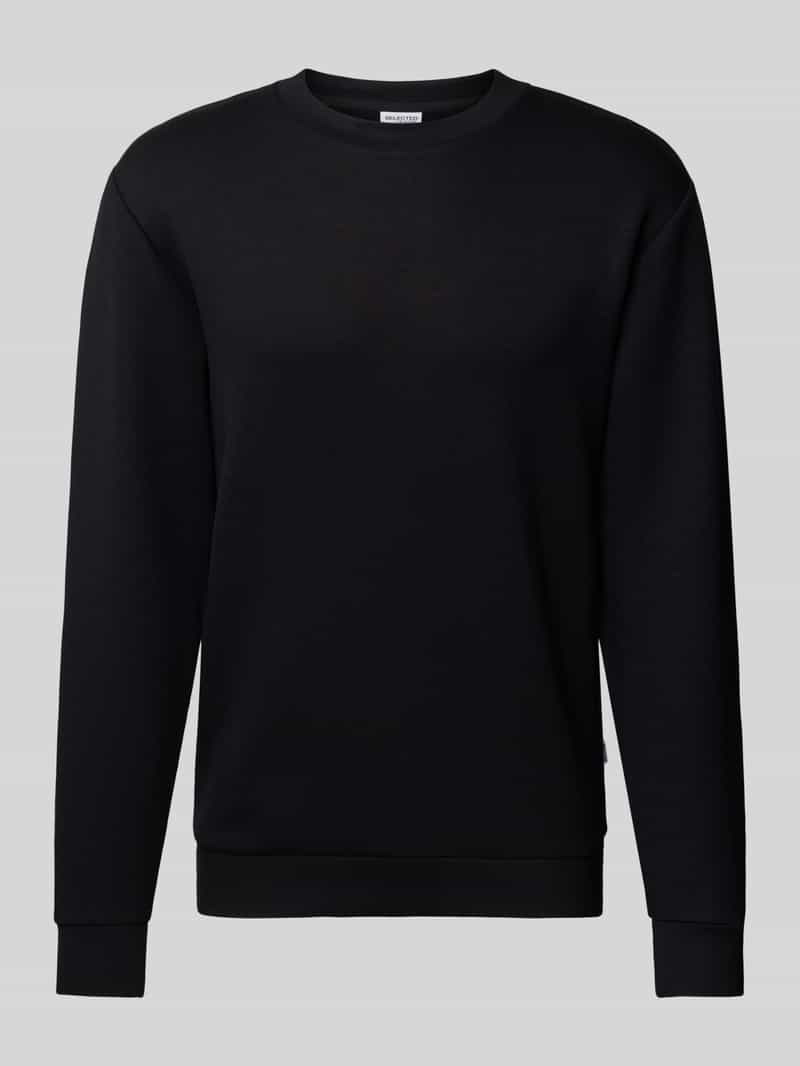 Bluza z prążkowanymi wykończeniami model ‘EMANUEL’