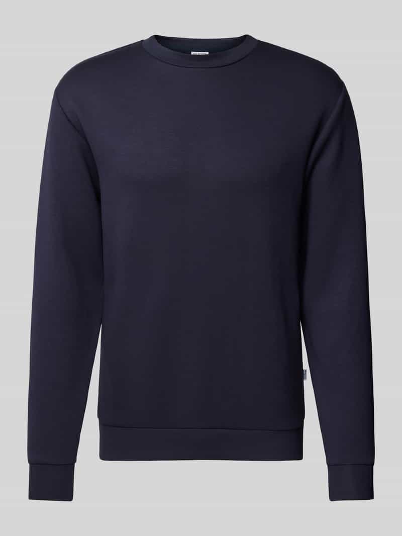 Bluza z prążkowanymi wykończeniami model ‘EMANUEL’