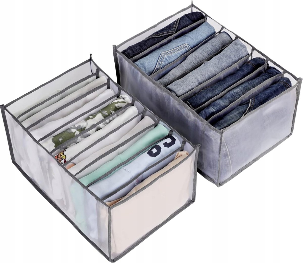 2X Organizer Do Szafy Szuflady Separator Do Przechowywania Spodni Ubrania