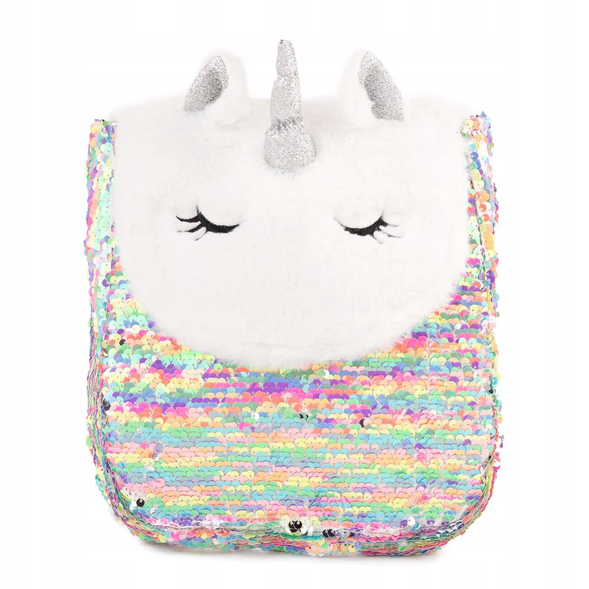Plecak Jednokomorowy - Jednorożec, Unicorn, Cekiny