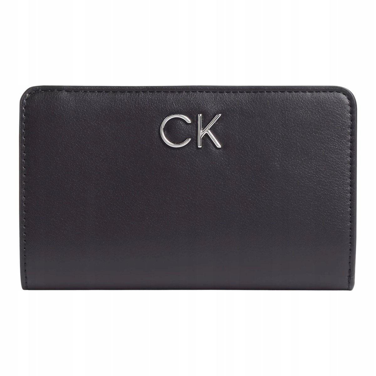 Calvin klein bezpieczny portfel damski re-lock billfold french czarny