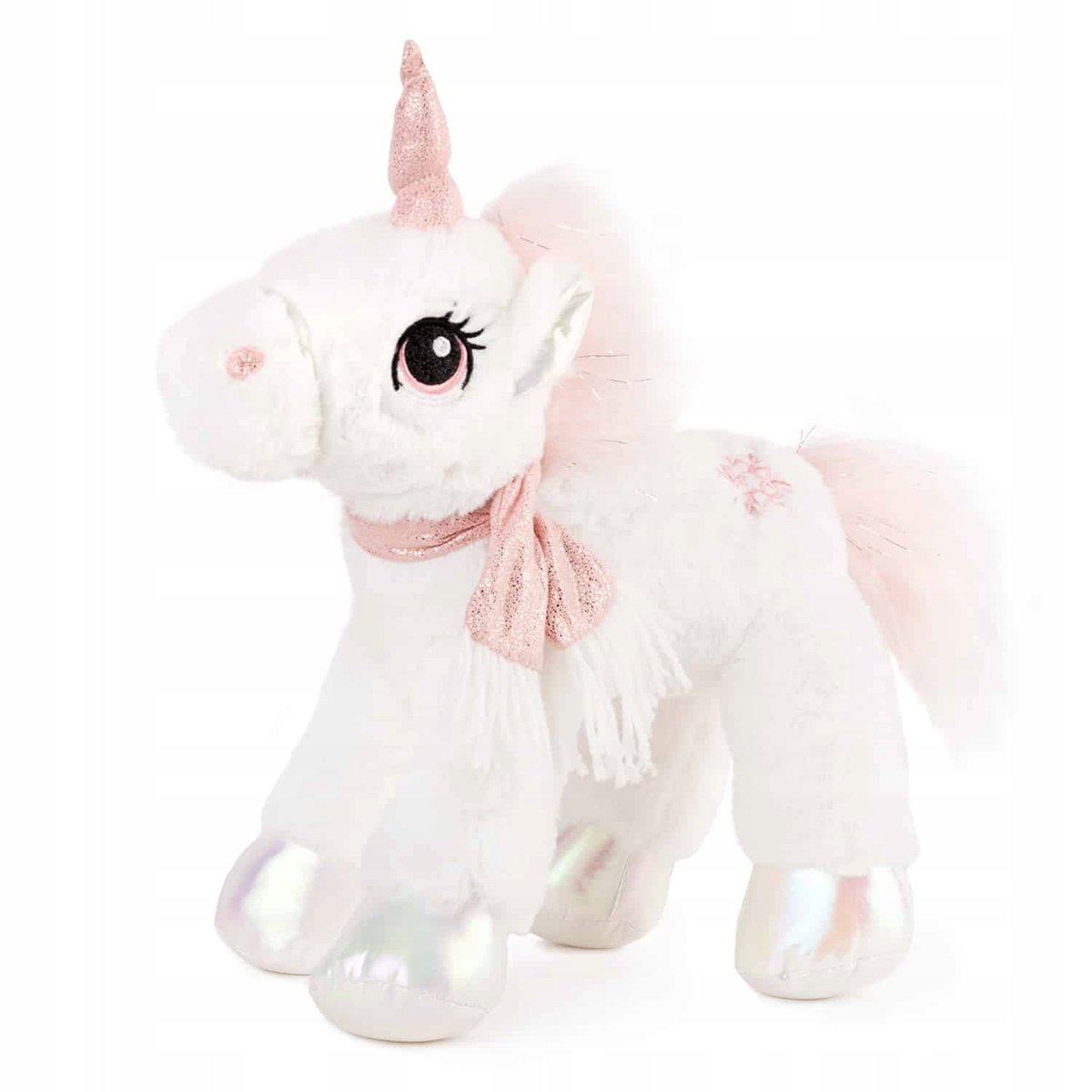 Maskotka Pluszowa Pluszak Maskotka Jednorożec Z Rózowym Szalikiem 36 Cm