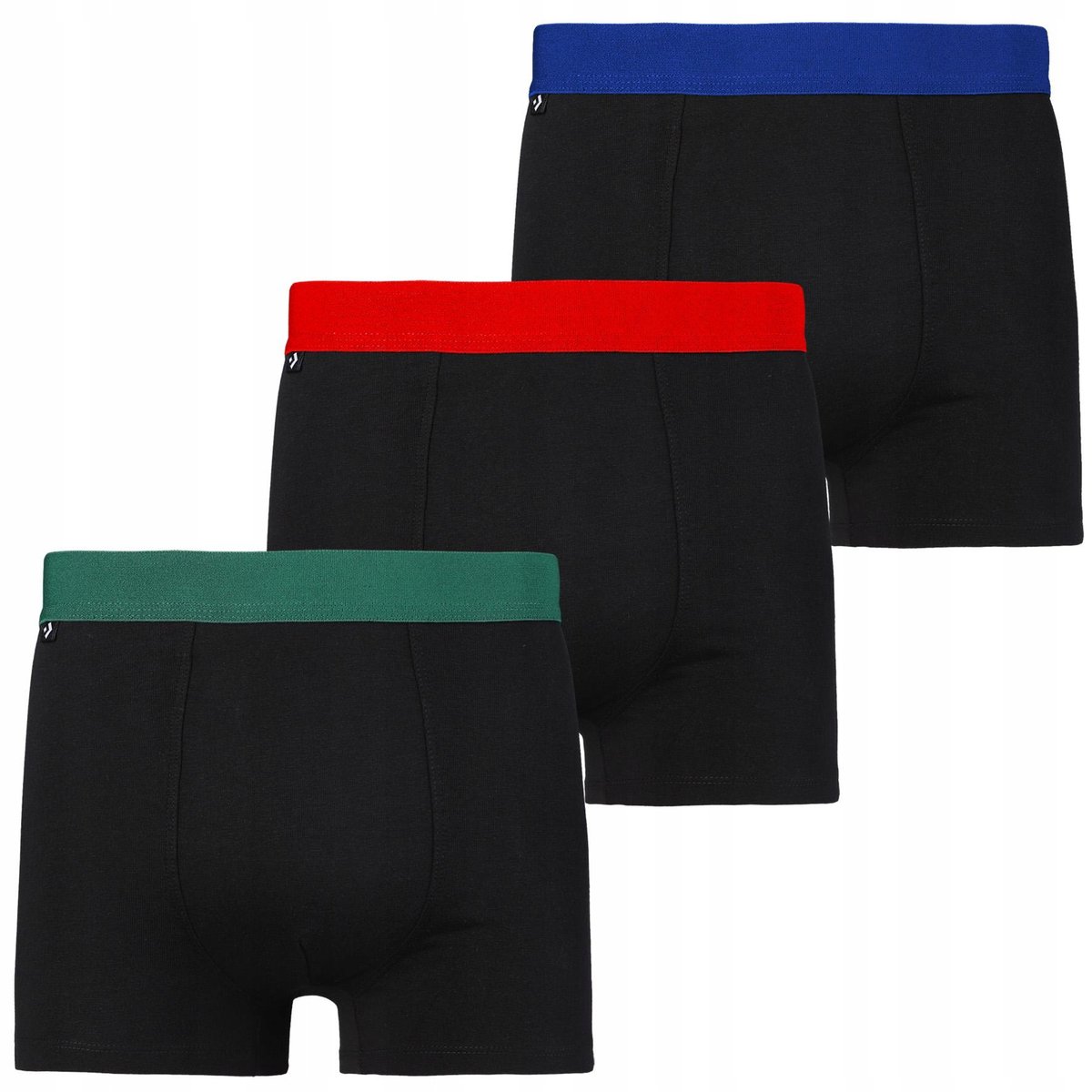 Bokserki Męskie Bawełna Gładkie KLASYCZNE DOPASOWANE MORAJ ZESTAW 3-SZT XXL