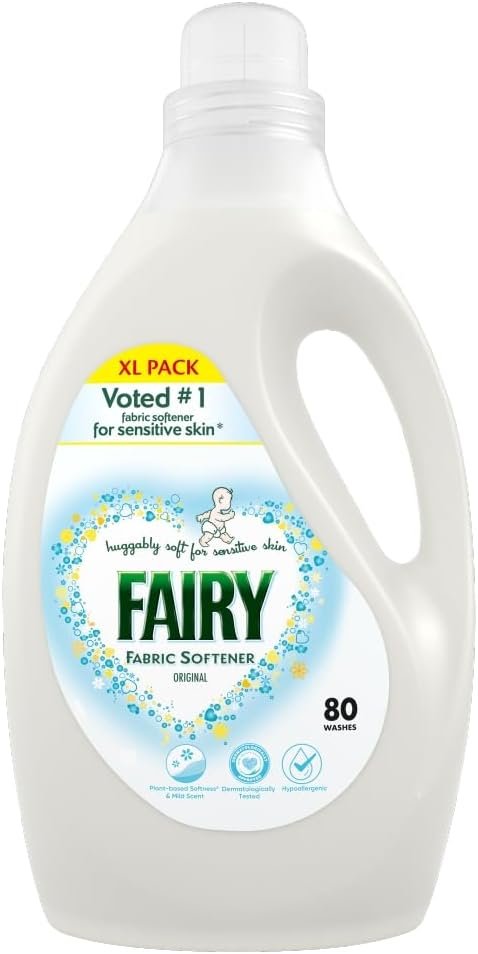 Fairy Fabric Softener płyn do płukania tkanin hipoalergiczny 80 prań 2,64l / 2640 ml
