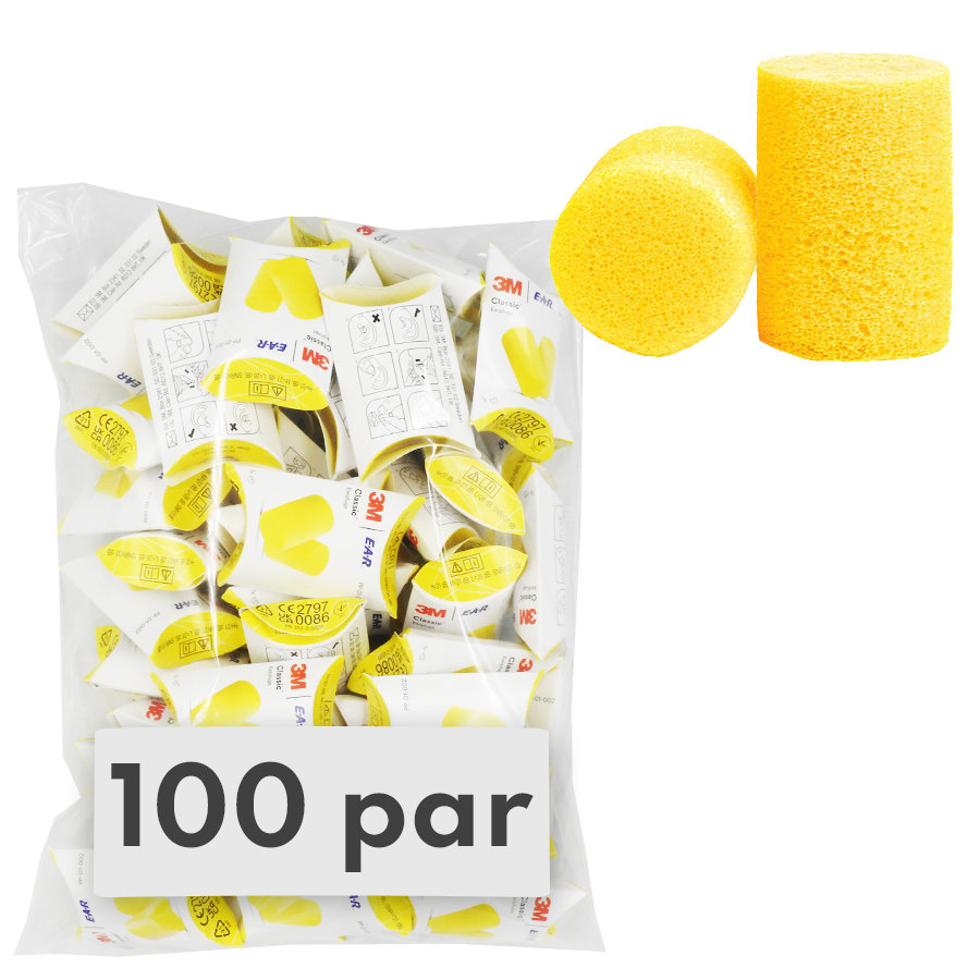 Zatyczki Stopery do uszu 3M Ear Classic 100 par