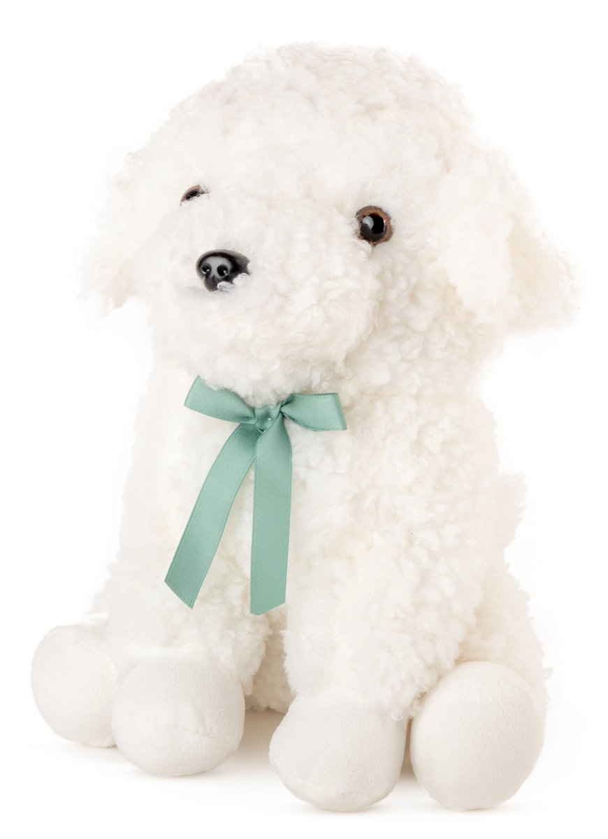 Maskotka Pluszowa Pluszak Piesek Pudel Biały