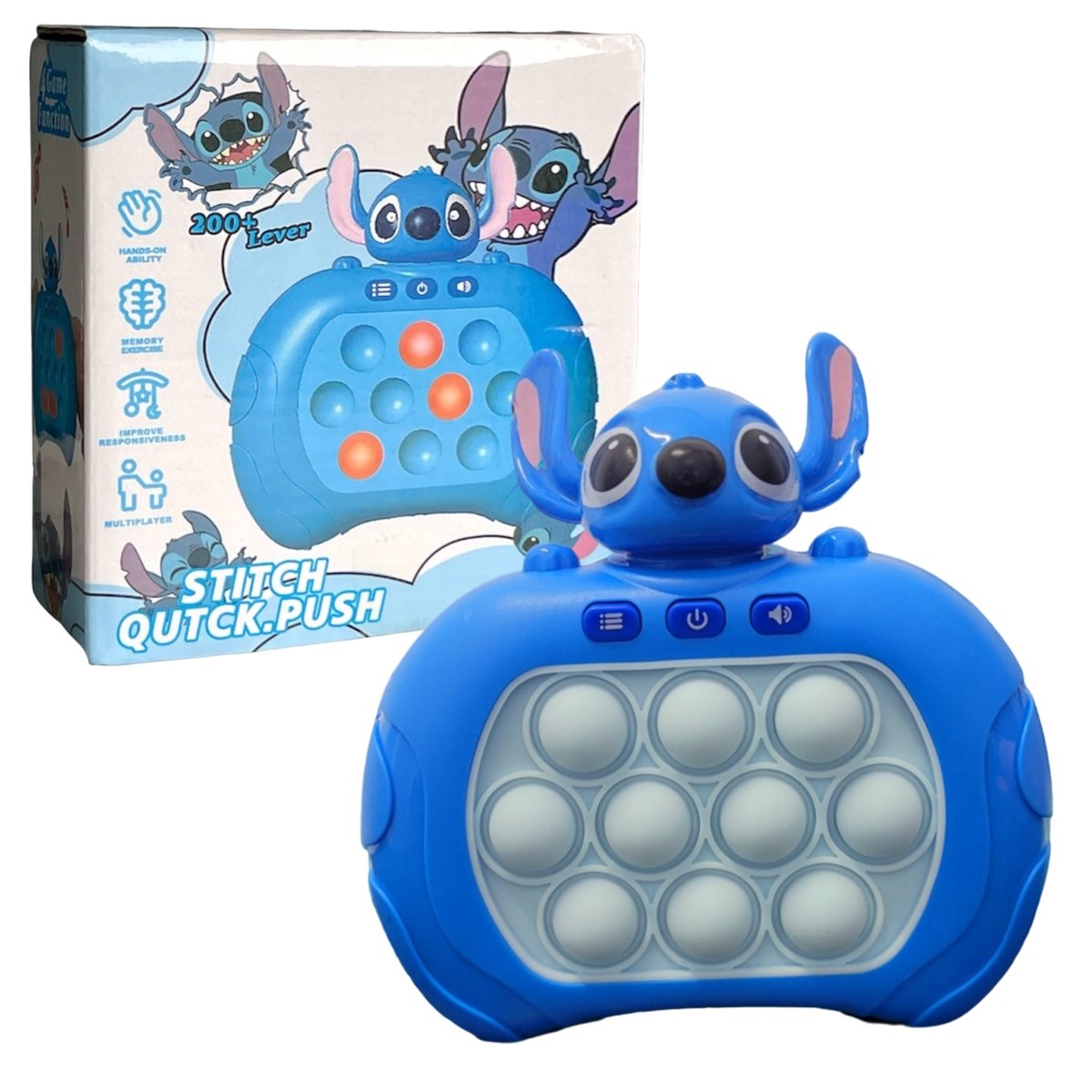 Gra Pop it Stitch Bąbelki Konsola ZRĘCZNOŚCIOWA ANTYSTRESOWA ELEKTRYCZNA