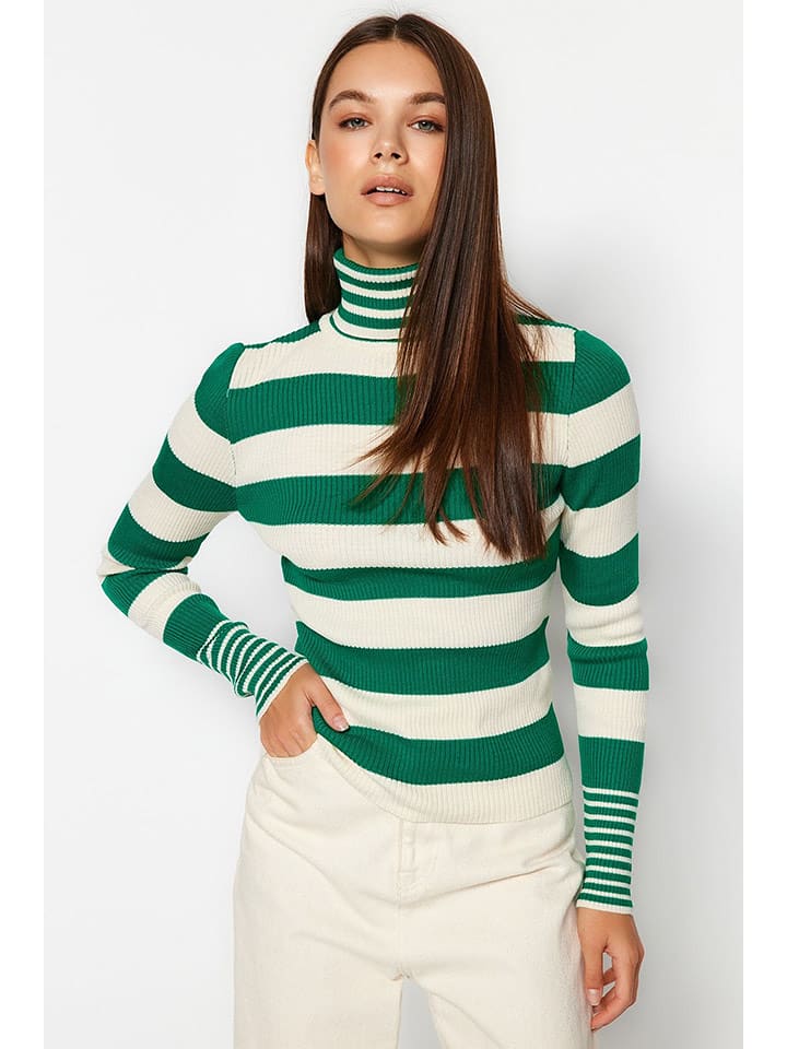 trendyol Golf w kolorze biało-zielonym