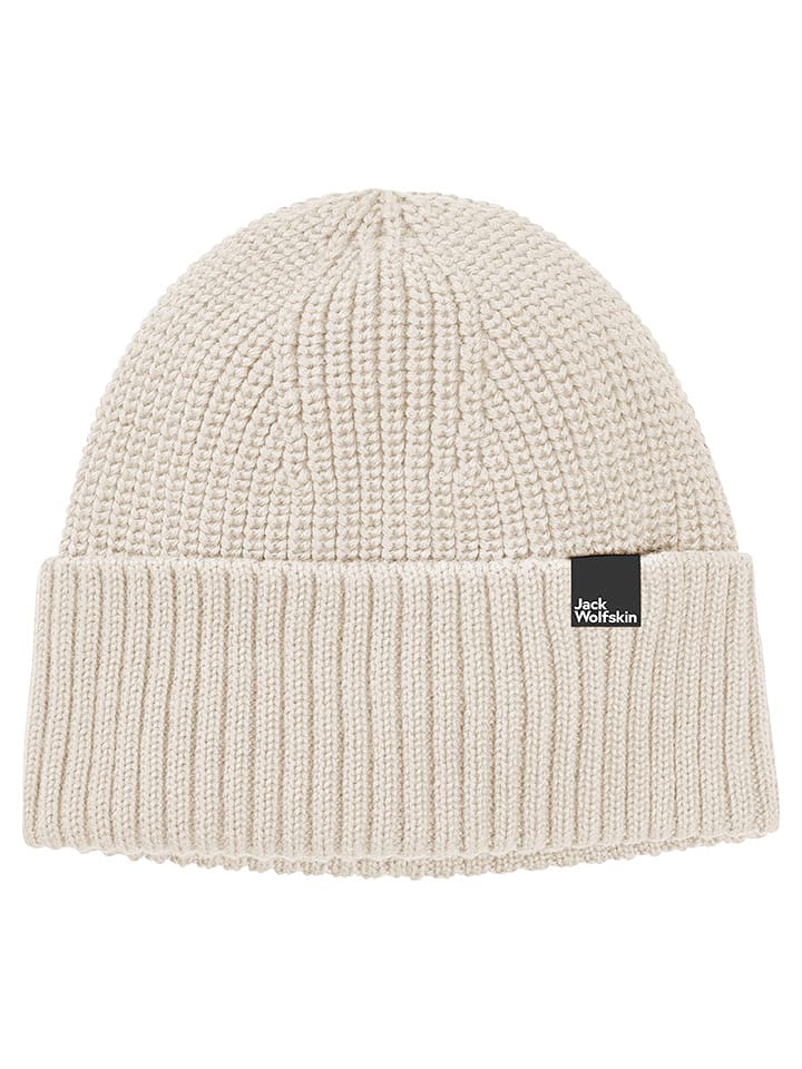 Jack Wolfskin Czapka w kolorze kremowym