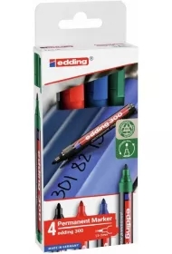 Marker permanentny 1-5mm 4 kolory