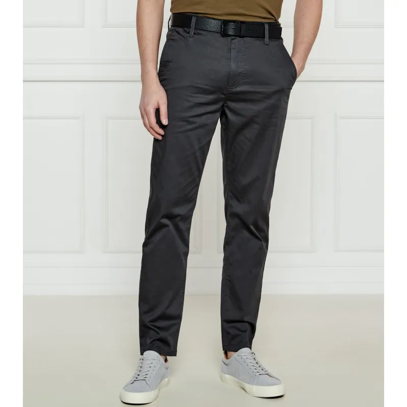 BOSS ORANGE Spodnie chino Tapered fit